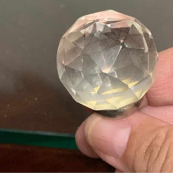 Clear Sphere Drawer Knob - Picture 2 of 6